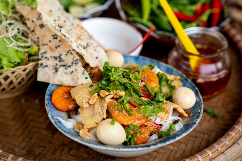 Riverside dining detail at Little Boutique Hoi An